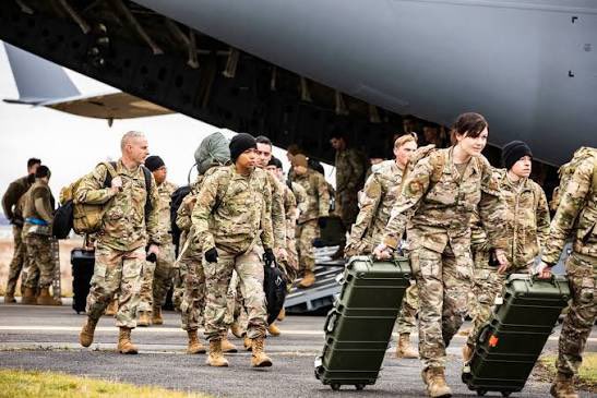 US military troops lands in Nigeria