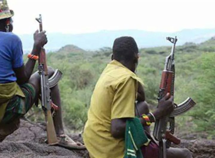 Gunmen bandits terrorists