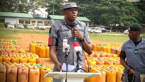 customs seizes smuggle petrol in Badagry