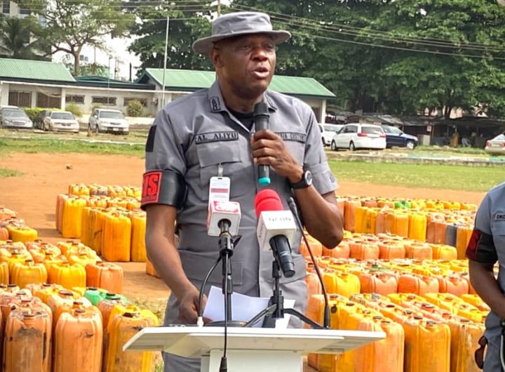 customs seizes smuggle petrol in Badagry