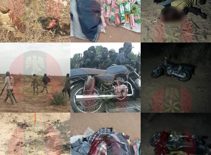 Troops neutralise terrorists, discover shallow grave, recover arms, logistics items in Borno