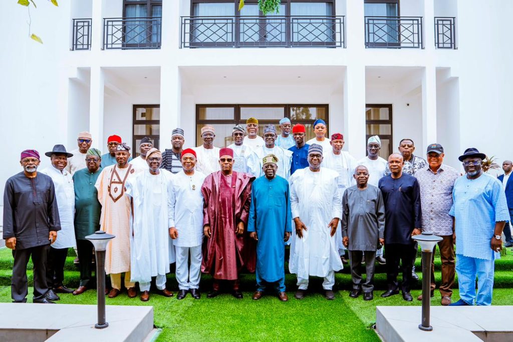 APC governors visits Tinubu in Lagos