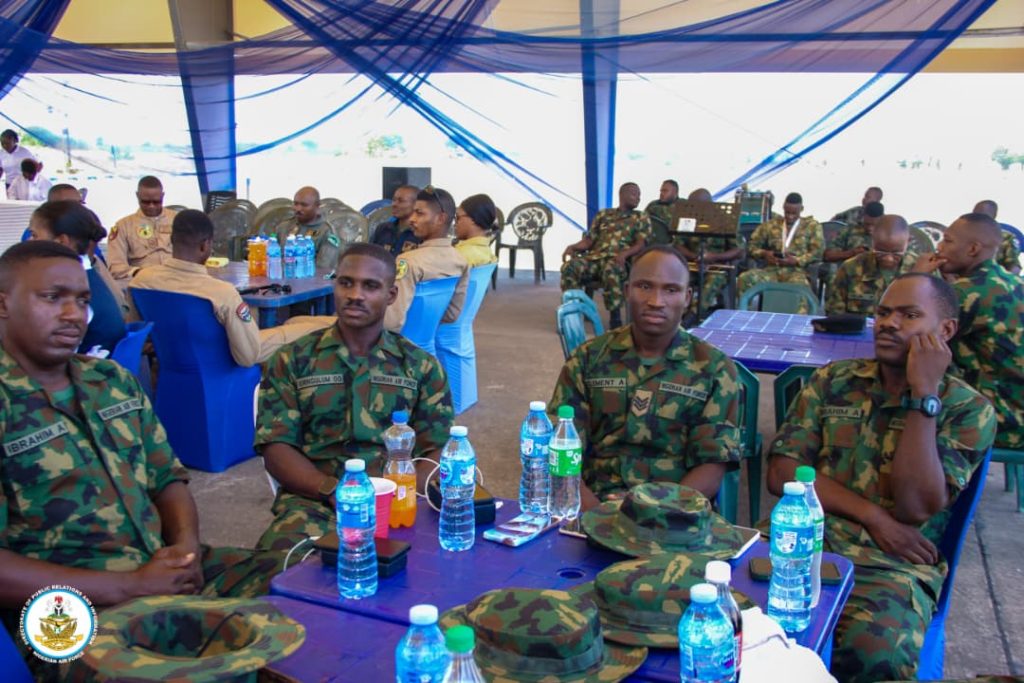 NAF intensifies pressure on terrorists as CAS honours troops at Eid-el-Fitr luncheon in Makurdi 2 NAF intensifies pressure on terrorists as CAS honours troops at Eid-el-Fitr luncheon in Makurdi