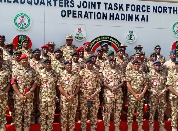Chief of Army Staff, Lieutenant General Waidi Shaibu, on Saturday visited the theatre of operations in Maiduguri