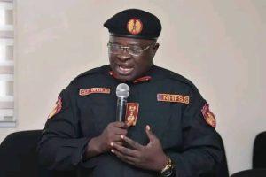 Commander General of the Service, Dr. Adewole Joshua Osatimehin