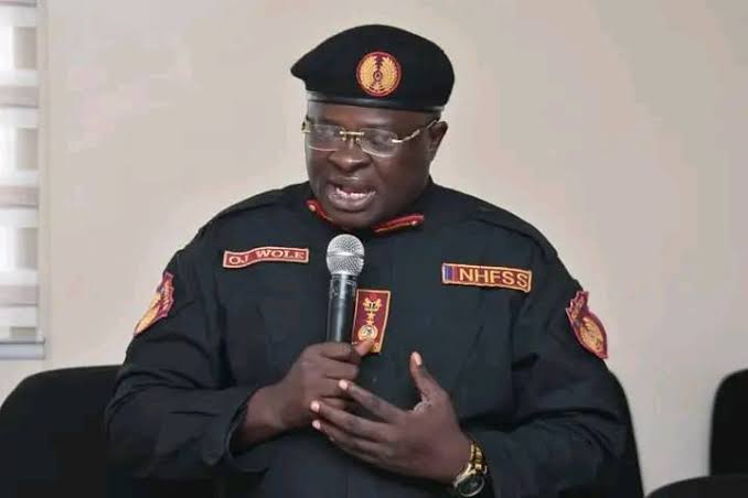 Commander General of the Service, Dr. Adewole Joshua Osatimehin