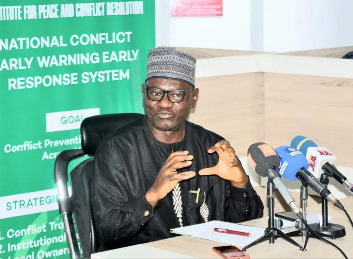 Director General of the Institute for Peace and Conflict Resolution (IPCR), Joseph Ochogwu,