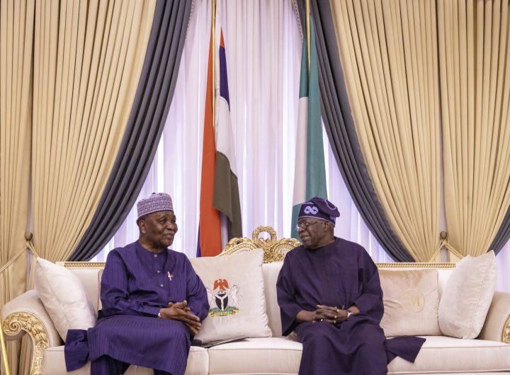 President Bola Tinubu and former Head of State, Yakubu Gowon. Photo credit: State House Abuja