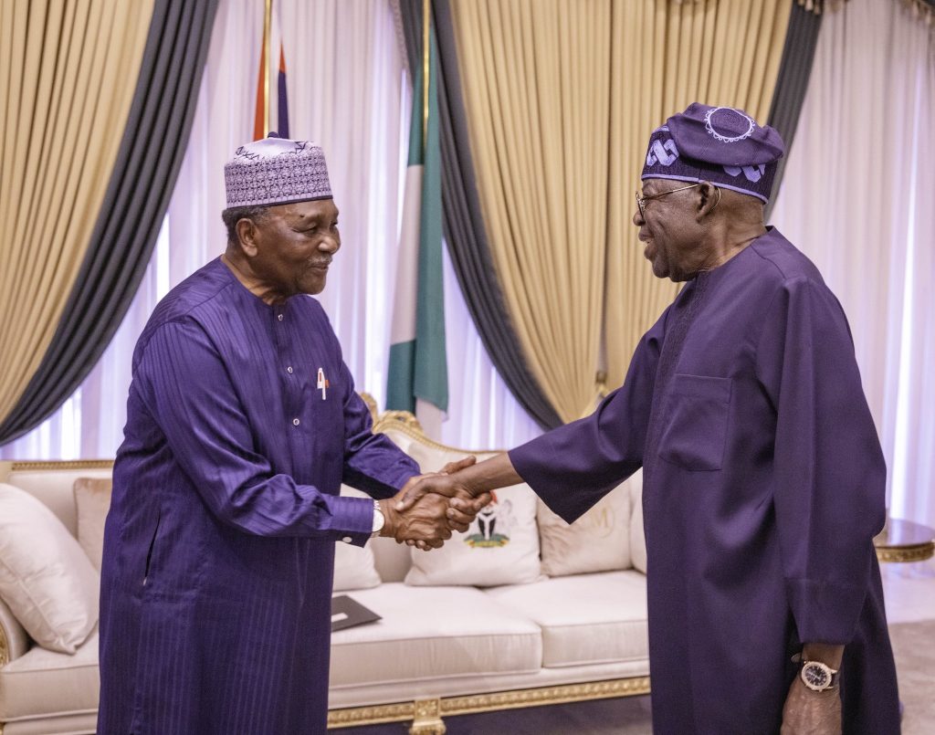 PHOTONews: Gowon visits President Tinubu at State House Abuja 3 President Bola Tinubu and former Head of State, Yakubu Gowon. Photo credit: State House Abuja