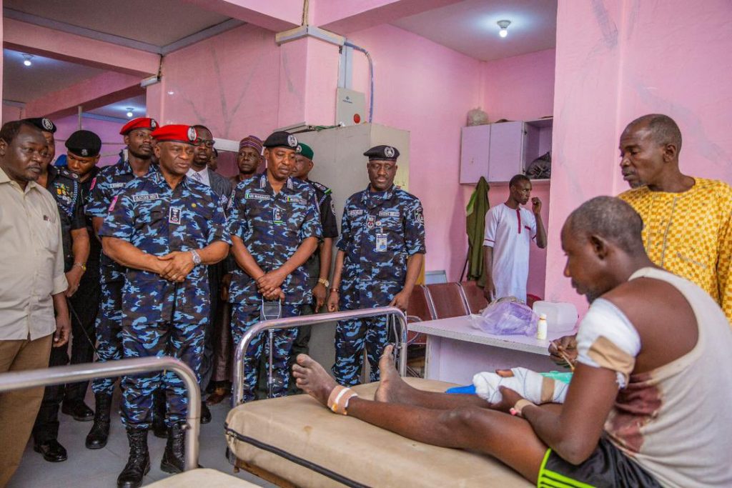 IGP Disu visits victims of Maiduguri bomb explosions