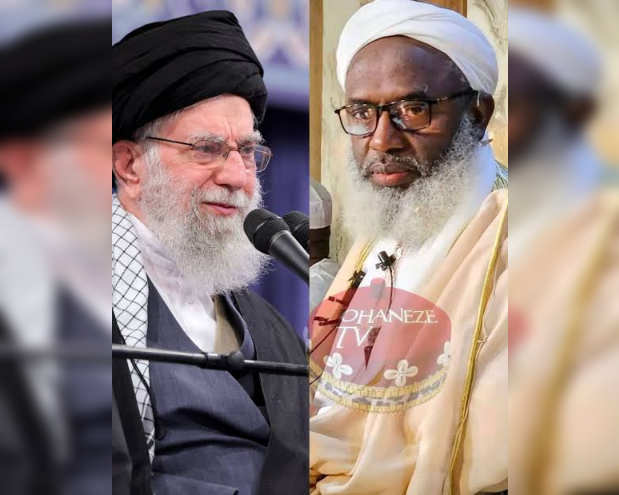 Prominent Nigerian Islamic cleric, Sheikh Ahmad Gumi, and Iran’s Supreme Leader, Ali Khamenei
