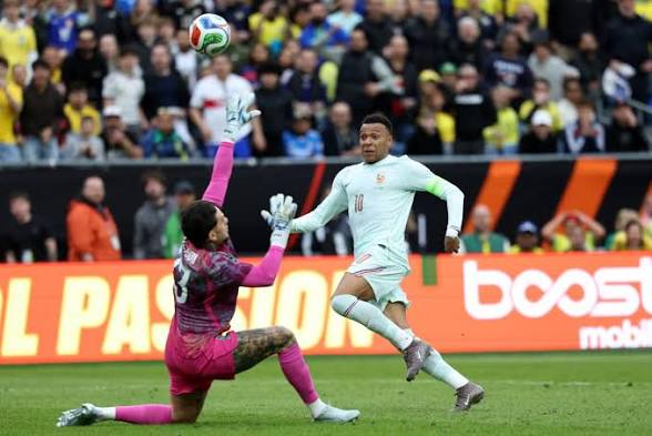 Mbappe scores for France against Brazil