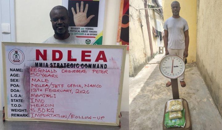 NDLEA nets wanted drug kingpin after 13 years in hiding over cocaine, heroin shipments