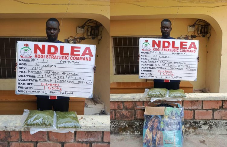 NDLEA arrests drug trafficking suspect