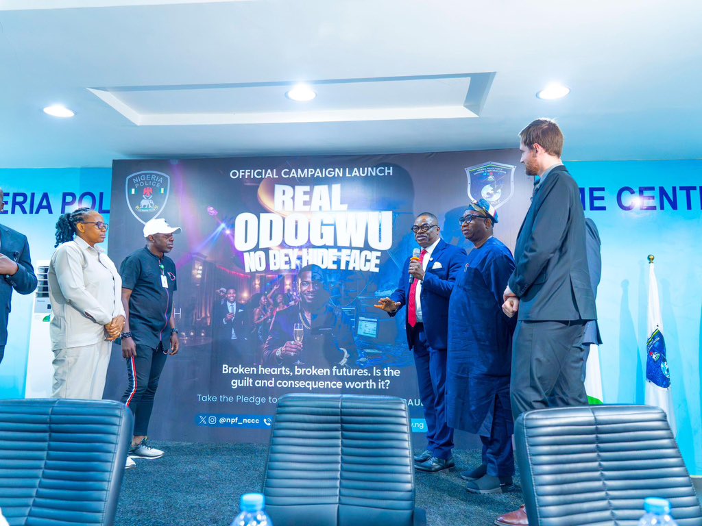 Police launch online awareness campaign "Real Odogwu No Dey Hide Face" to combat cybercrime