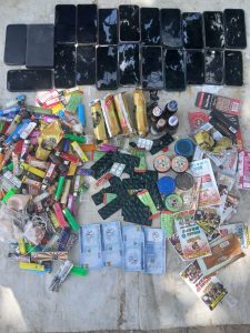 Police recover weapons in Delta