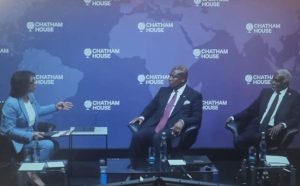 R L Foreign Ministers Amb. Yusuf Tuggar Nigeria his Ghanaian counterpart Hon. Samuel Ablakwa anchor