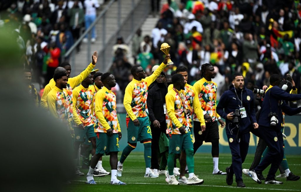 Senegal beat Peru 2-0 after AFCON trophy walkout 2 Senegal display AFCON trophy 1