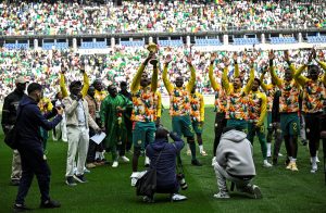 Senegal display AFCON trophy