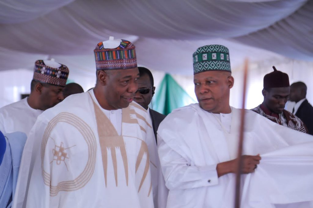 Shettima, Zulum attend Eid prayers at Ramat Square