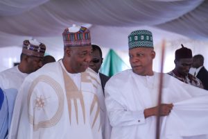Shettima, Zulum attend Eid prayers at Ramat Square