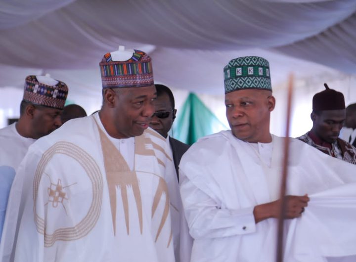 Shettima, Zulum attend Eid prayers at Ramat Square