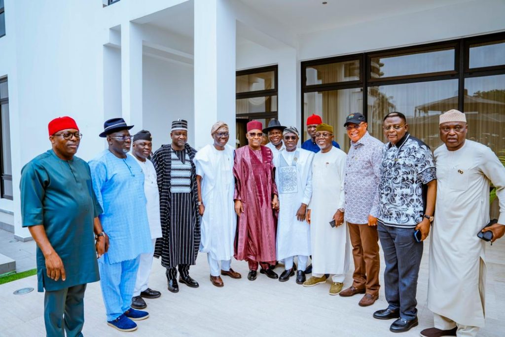 UPDATED: Shettima leads governors on sallah homage to President Tinubu 2 Shettima leads Apc governors to visit tinubu