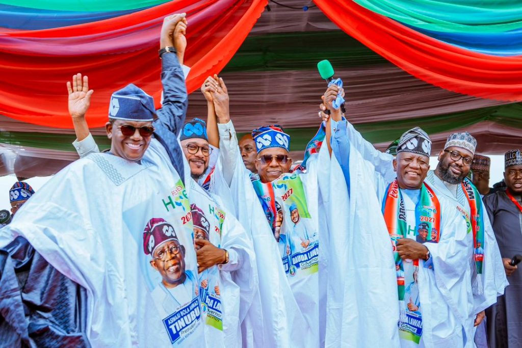 Shettima receives Governor Lawal into APC, says Tinubu working hard to end insecurity in Nigeria