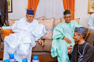 Shettima visits El-Rufai, consoles ex-Kaduna Governor over mother's demise(+Photos)