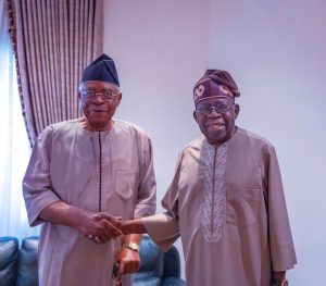 TY Danjuma during a courtesy visit to President Bola Tinubu at the State House Abuja. Photo credit: State House Abuja