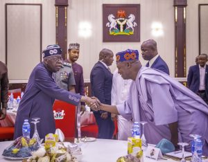 President Bola Tinubu and Chairman of the All Progressives Congress (APC), Prof. Nentawe Yilwatda