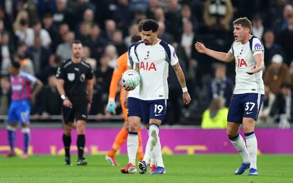 Tottenham slump continues as Crystal Palace secure 3–1 away victory