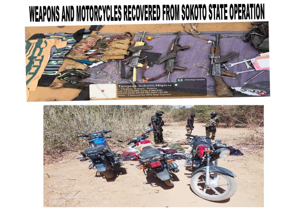 Troops neutralise 5 terrorists, recover AK-47 rifles in Sokoto, Zamfara