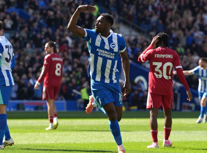 Welbeck’s brace seals Brighton upset as Liverpool’s EPL struggles continue