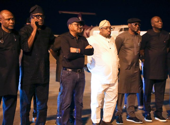 Wike receives Senator Mpigi's body at Abuja Airport 