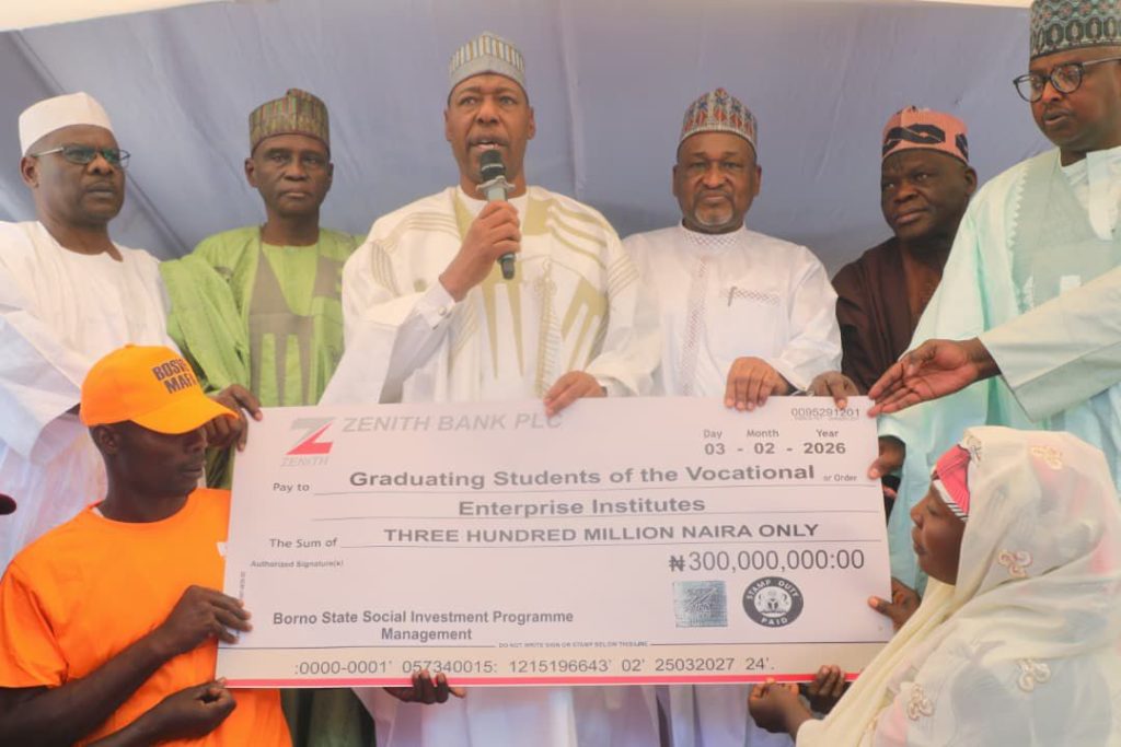 Zulum empowers 2,970 Borno youths trained in vocations