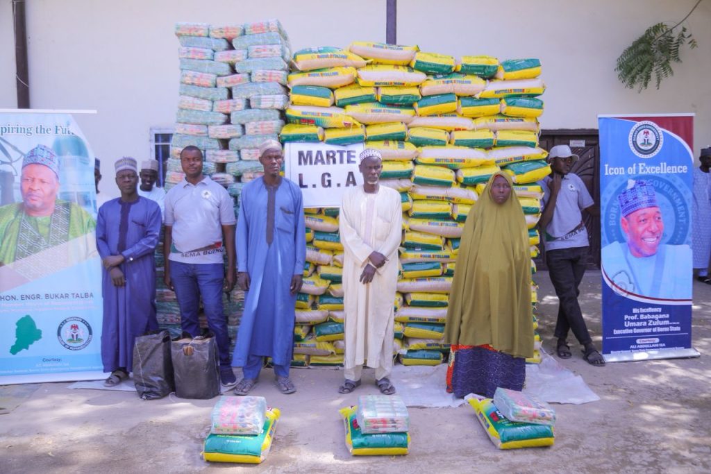 Zulum flags off Rep Talba’s food palliative, N20m cash for constituents 2 Zulum flags off Rep Talba’s food palliative, N20m cash for constituents