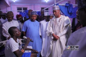 Zulum visits bomb blast victims