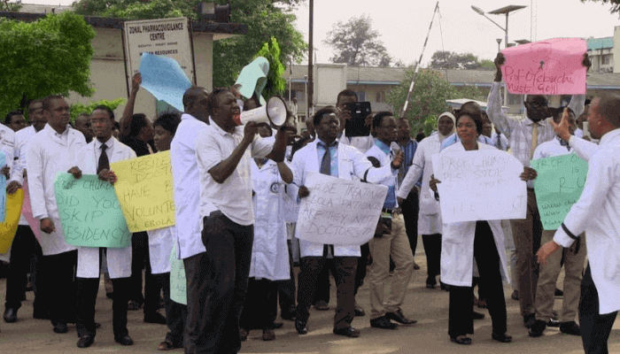 Abuja Nigeria health workers protests