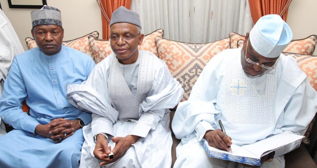 Atiku, Tambuwal, APC Chairman, Malami visit El-Rufai