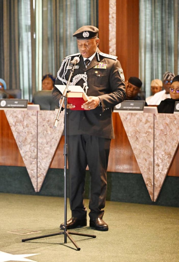 Tinubu swears in Disu as new IGP, promises renewed security drive (+Photos) 3 Tinubu swears in Disu as new IGP