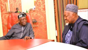 tinubu meets Ex defence minister Abubakar