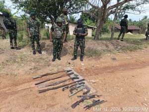 Troops arrest suspected arms couriers, recover 192 rounds of ammunition in Obubra