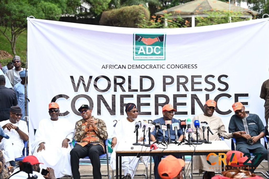 David Mark delivers major address at ADC World Press Conference in Abuja