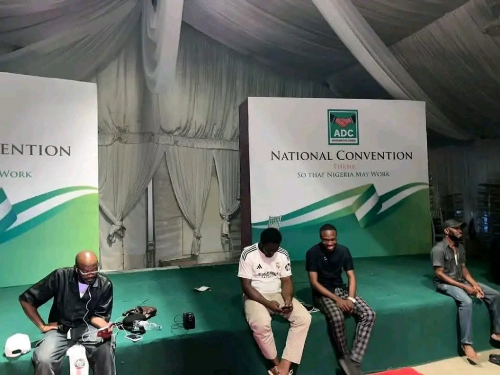 Venue of ADC National Convention at Rainbow Event Centre, Abuja