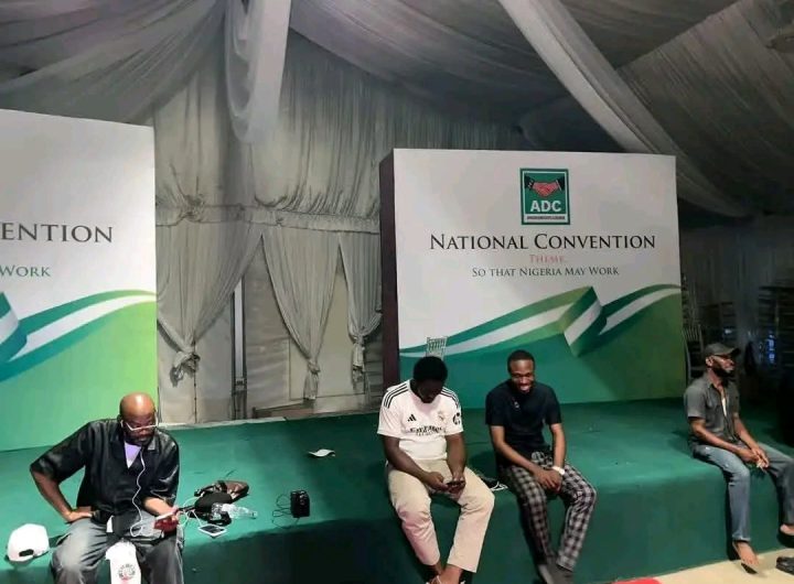 Venue of ADC National Convention at Rainbow Event Centre, Abuja