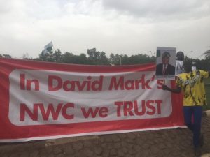 ADC protest at inec office in Abuja.