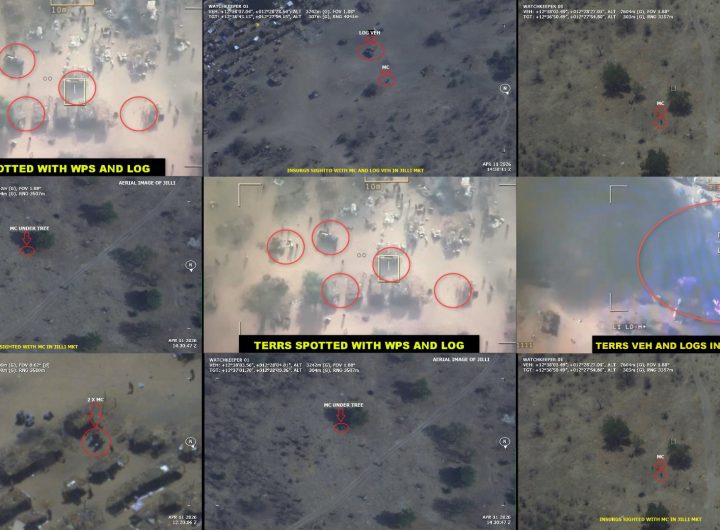 OPHK: Air Component neutralises terrorist logistics hub and enclave in precision airstrike at Jilli, Gubio LGA of Borno