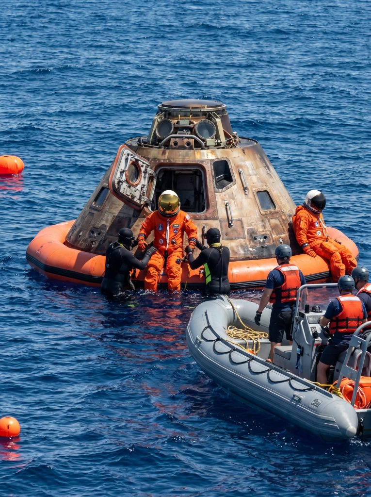 PHOTONews: Artemis II crew returns safely to earth after historic lunar mission 6 Artemis II crew returns safely to earth17