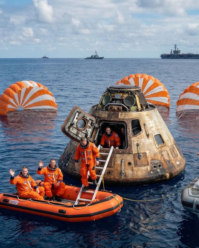 PHOTONews: Artemis II crew returns safely to earth after historic lunar mission 5 Artemis II crew returns safely to earth8